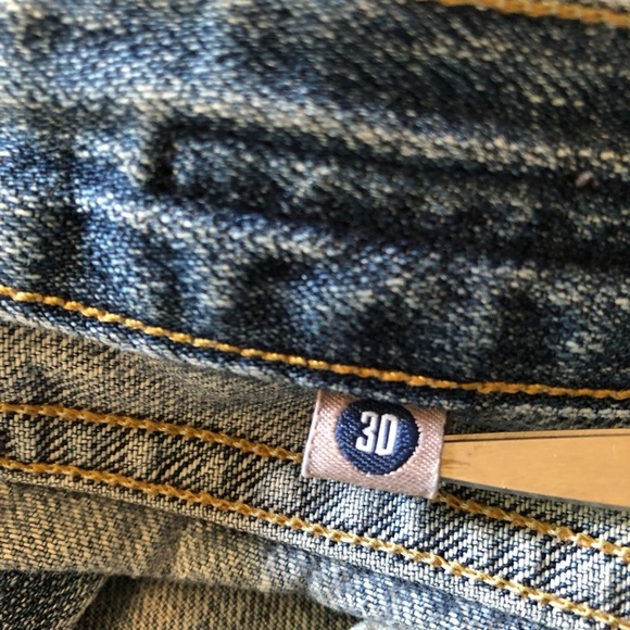 CoH Chloe Frayed Hem Jean Shorts Size 30 Blue Denim 100% Cotton Distressed - Picture 12 of 12